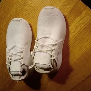 Adidas white mesh sneakers